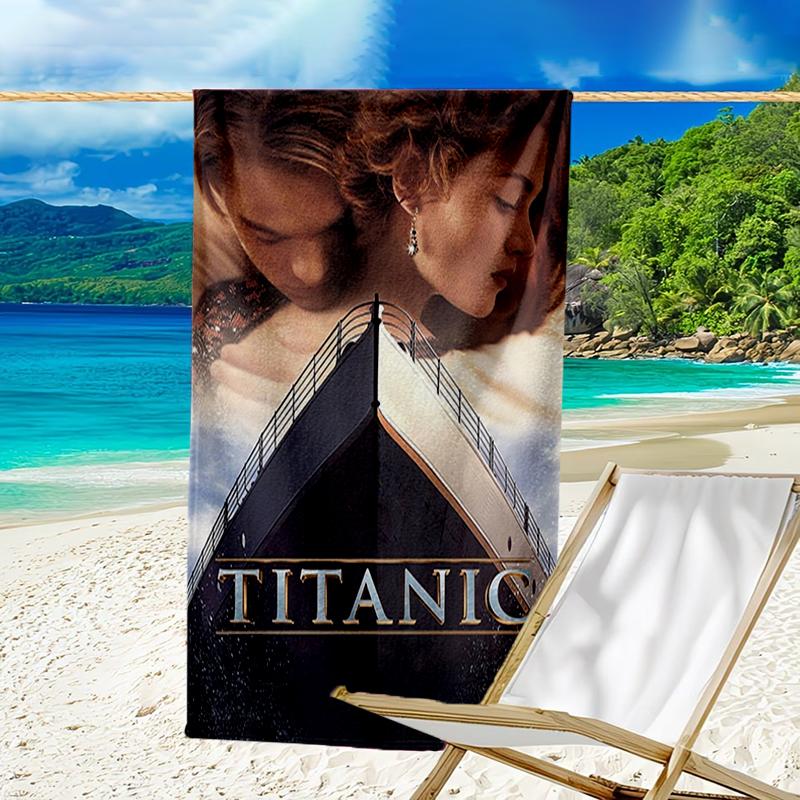 Ultra-Soft Beach Towel with Titanic Theme,Ideal for Pool - Camping, Diving - Perfect Travel Essential, Vibrant Beach Towel.