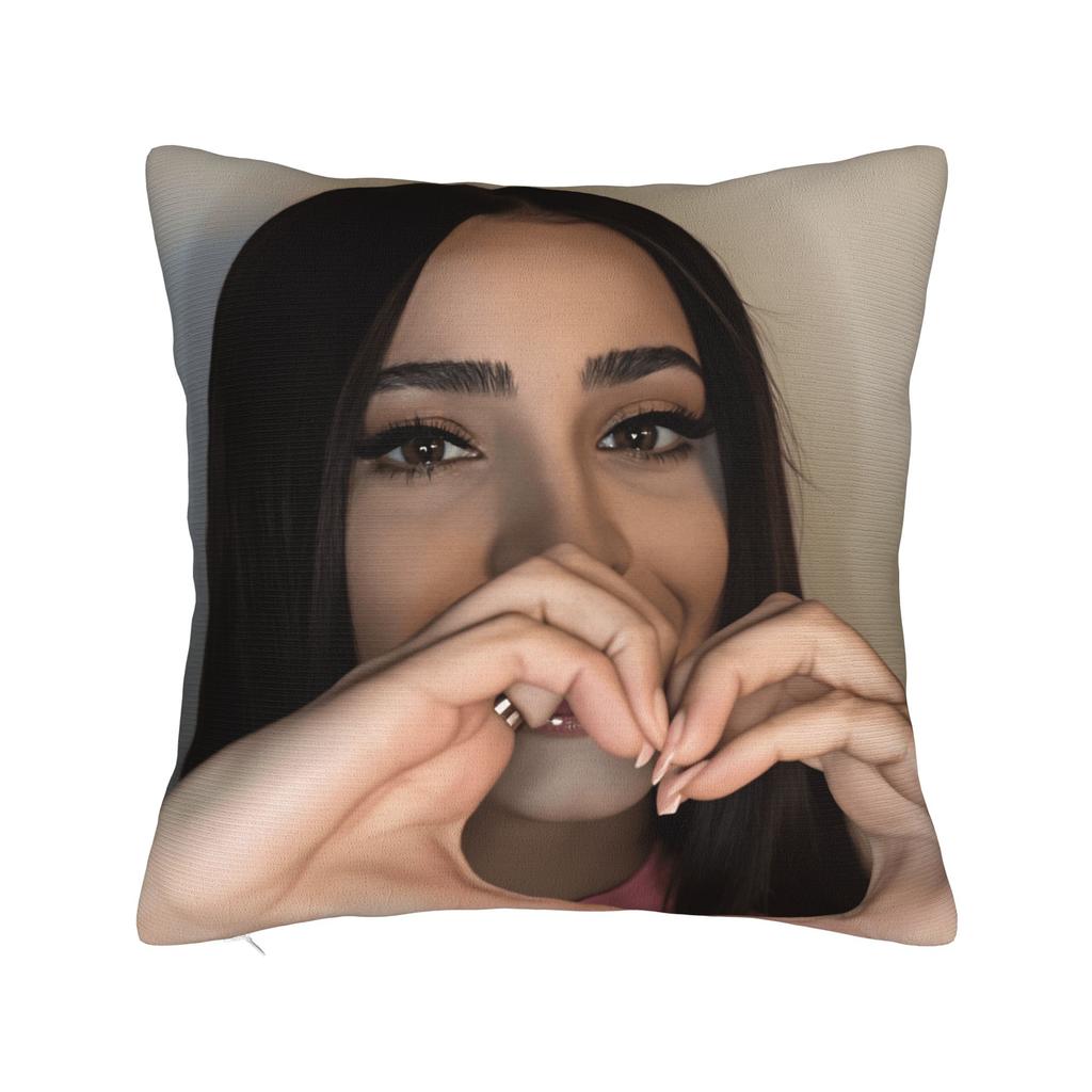Actor S-Sofia C-Carson Pillow Cover Novelty Pillow Case For Living Room Chair Soft Cushion Cover Birthday Present