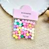 50Pcs Macaron Pom Pom Furry Balls 1Cm Colorful Pompones Soft Furball Handmade Crafts Supplies Diy Decoration Supplies