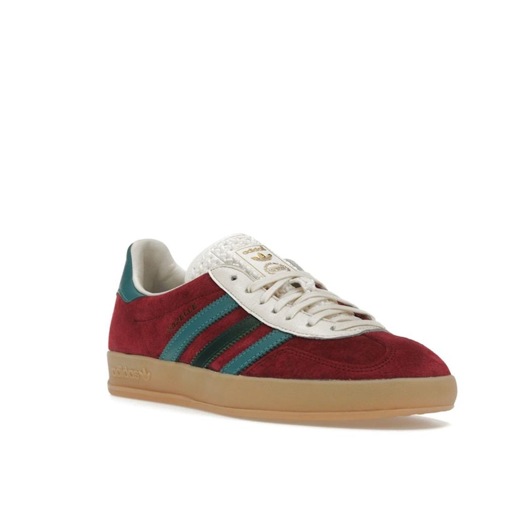 Adidas Gazelle Collegiate Burgundy Green Кроссовки унисекс Красная Арктика-Фуксия Collegiate-Green IG4996