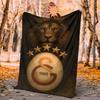 Galatasaray Flannel Blanket Soft Warm All-Season Throw, Design for Camping, Car Travel, Hiking Sofa, Bed, Office Perfect Gift for Parties