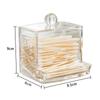 Acrylic Cotton Swabs Storage Holder Box Portable Transparent Makeup Cotton Pad