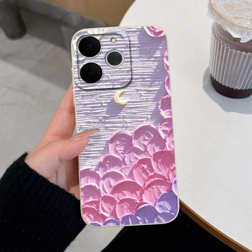 Чехол для телефона Realme Note 70 70T 60 4G Красивые Бабочки Облака Мягкий Силикон Прочный Корпус Для Realme Note70 70T Задние Крышки