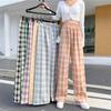 Женские Широкие брюки в клетку, размер: M-XL, цвета в ассортименте
