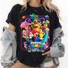 Футболка Super Mario Galaxy Movie Мужская Женская Летняя Хлопковая Одежда Мультяшная Мода Круглый Вырез Короткий Рукав Футболка Уличный Стиль...
