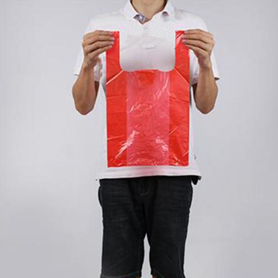 100 шт. Пакеты для покупок в продуктовых магазинах, большая вместимость, прочные, выдерживающие нагрузку, одноразовые мусорные пакеты с усиленными ручками