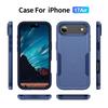 Премиальный прочный противоударный чехол-броня для iPhone 17 Air 16 15 14 Plus 13 12 11 Pro Max Матовый Жесткий PC+TPU Защитная Крышка