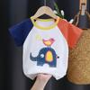 Childrens Cotton T-Shirt Summer Short Sleeve Baby Clothes Unisex Boys Girls Soft Comfortable Breathable A Class Infant Toddler Clothing