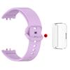 Silicone Strap For Samsung Fit 3 SM-R390 Watchband With Transparent Case Single Color Adjustable Wristband Accessories