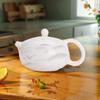 Ceramic White Porcelain Teapot High-grade Xishi Pot Kung Fu Tea Set Tea Brewing Kettle  Kitchen