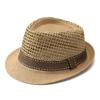 Short Brim Sun Cap Breathable Floral Hat Outdoor Straw Fedora Hat  Summer