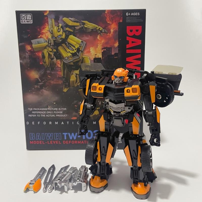 18СМ Трансформеры Игрушки Фильм TW-1031 Фигурка Действия Крутой Аниме Робот Модель Машины Дети Мальчик TW-1032B НОВЫЙ BAIWEI KO SS01 T7 7 Сочлененный Масштаб Позируемый