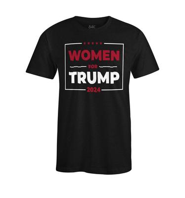 S4E Женская футболка за Трампа 2024 Футболка президента Дональда Трампа