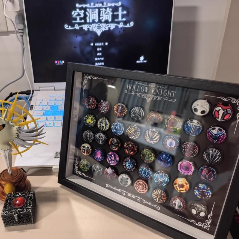 Hollow Knight Магнитный Защитный Талисман Коллекция Украшение Игровая Периферия Подарок Игрушка Коллекционера Брошь Амулет Подарок на День Рождения