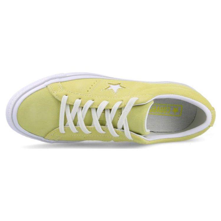 Converse Мужские кроссовки One Star Ox Lemon Haze желто-белые 158438C