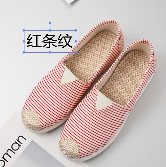 Spring and Autumn new cloth shoes single shoes medium casual canvas shoes cotton mop soft sole