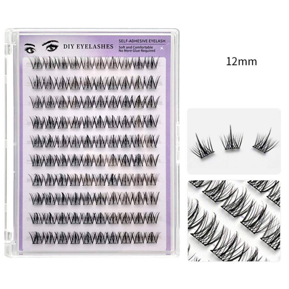 Southeast Asia Cross-Border 80D Simulation Dense False Eyelashes 10-Row Large Capacity Eyelash Extension Kits DIY
