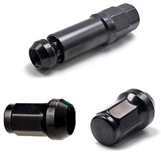 Wellvie Classy Heptagon Steel Wheel Racing for Alphard and Lock Custom Exterior Car Parts Anti-Theft Nuts, Nuts, 20-Piece Set, P1.5, Vellfire, 7-Point