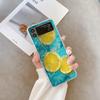 Летний Свежий Стильный Лимон Фрукты Милый Прозрачный Чехол для Телефона для Samsung Galaxy Z Flip 7 Flip 6 4 3 5G Складная Крышка для Z Flip7 Flip5