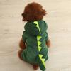 Cartoon Winter Puppy Clothes Coral Velvet Pet Clothes XS-L Small Corgi Chihuahua Clothes Dinosaur Panda Elk