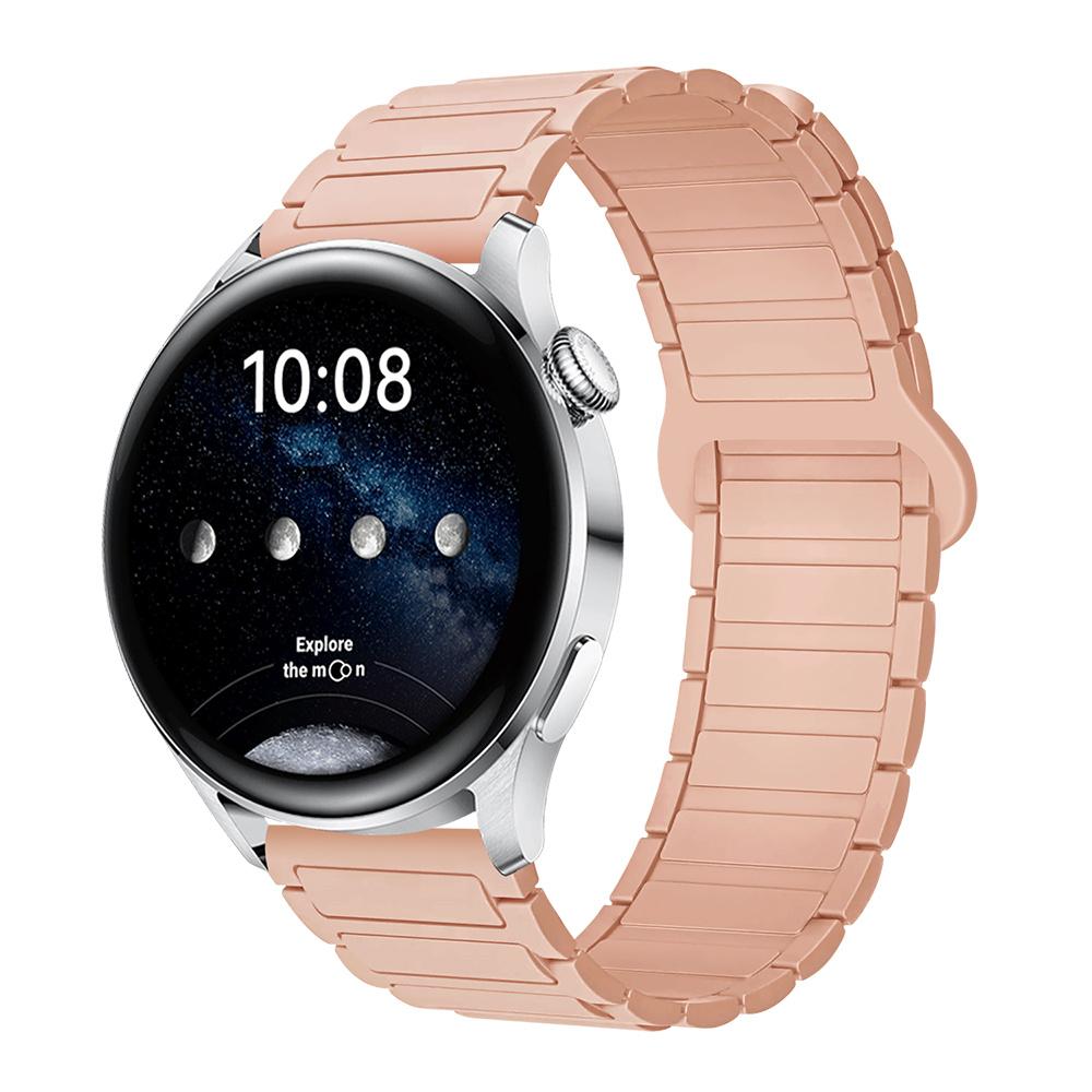 18mm 22mm 20mm Magnetic Silicone Strap For Samsung Galaxy Watch 7 6 5 4 44mm 40mm Sports Band For Galaxy Watch 4 6 Classic 47mm Huawei GT 4/5/6 41mm
