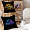 Movie J-JurasskS P-Park D-Dinosaur Pillow Case Removable Washable Cushion Cover – All-Season Soft Linen