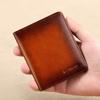 Genuine Leather RFID Wallet for Men Slim Short Wallets ID Credit Card Holder Money Bag Fashion Mens Wallet