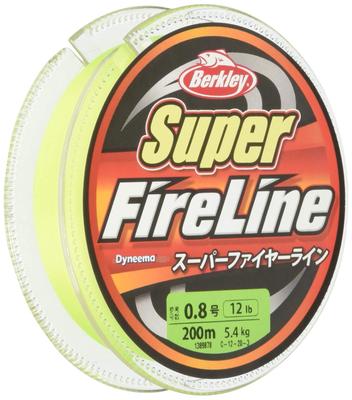 Berkley Super Fire Line, 0.812lb, 200м, Зеленый, ПЭ ЛескаSuper Line