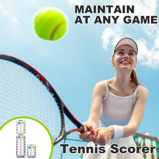 2 шт. Счётчик для теннисной ракетки и паделя, легко монтируется, маленькое табло, счётчик, портативный трекер очков для записи очков, геймов, сетов