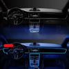 Светодиодная USB-лента для салона автомобиля - Атмосферное и холодное освещение, Беспроводная установка