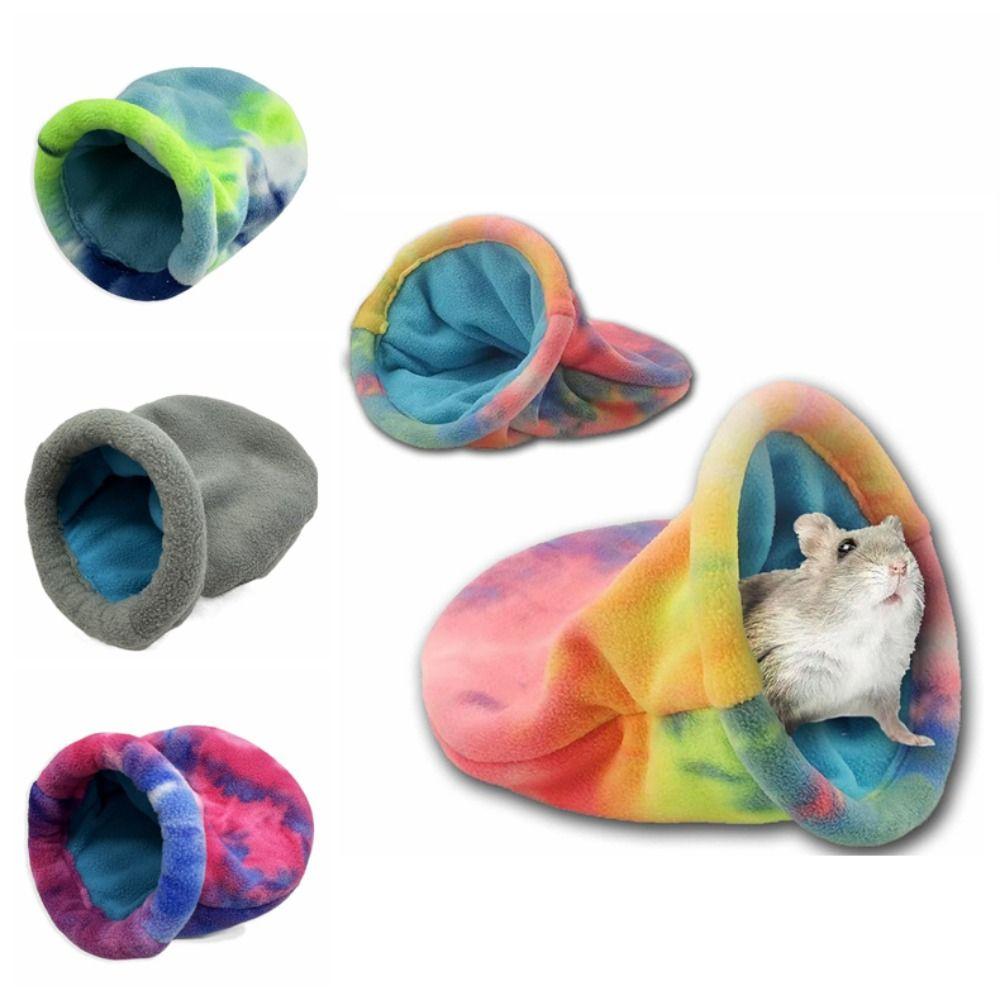 Soft Hamster Cotton Nest Interactive Hamster Hideout Cozy Tree Hole Nest Hedgehog