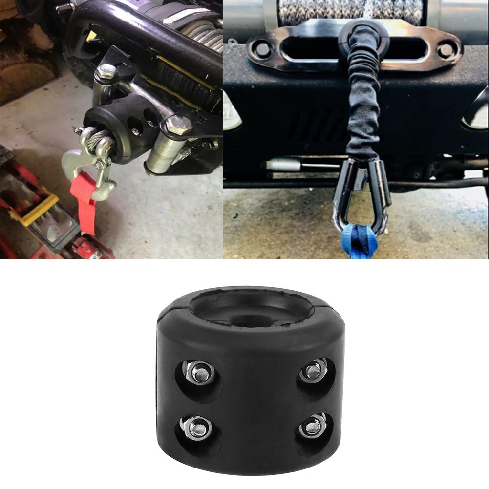 Winch Split Cable Hook Stop Stopper Rubber Cushion Kit for ATV UTV
