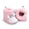 MYGGPP Baby Shoes Cotton Shoes Baby Cotton Soft Bottom Shoes Small Boots Cartoon Boots Cotton Boots 0-1 Years Old Toddler Cotton Shoes