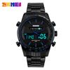 New Waterproof Multi-functional Men's Watch Large Dial Steel Belt Sports Electronic Watch