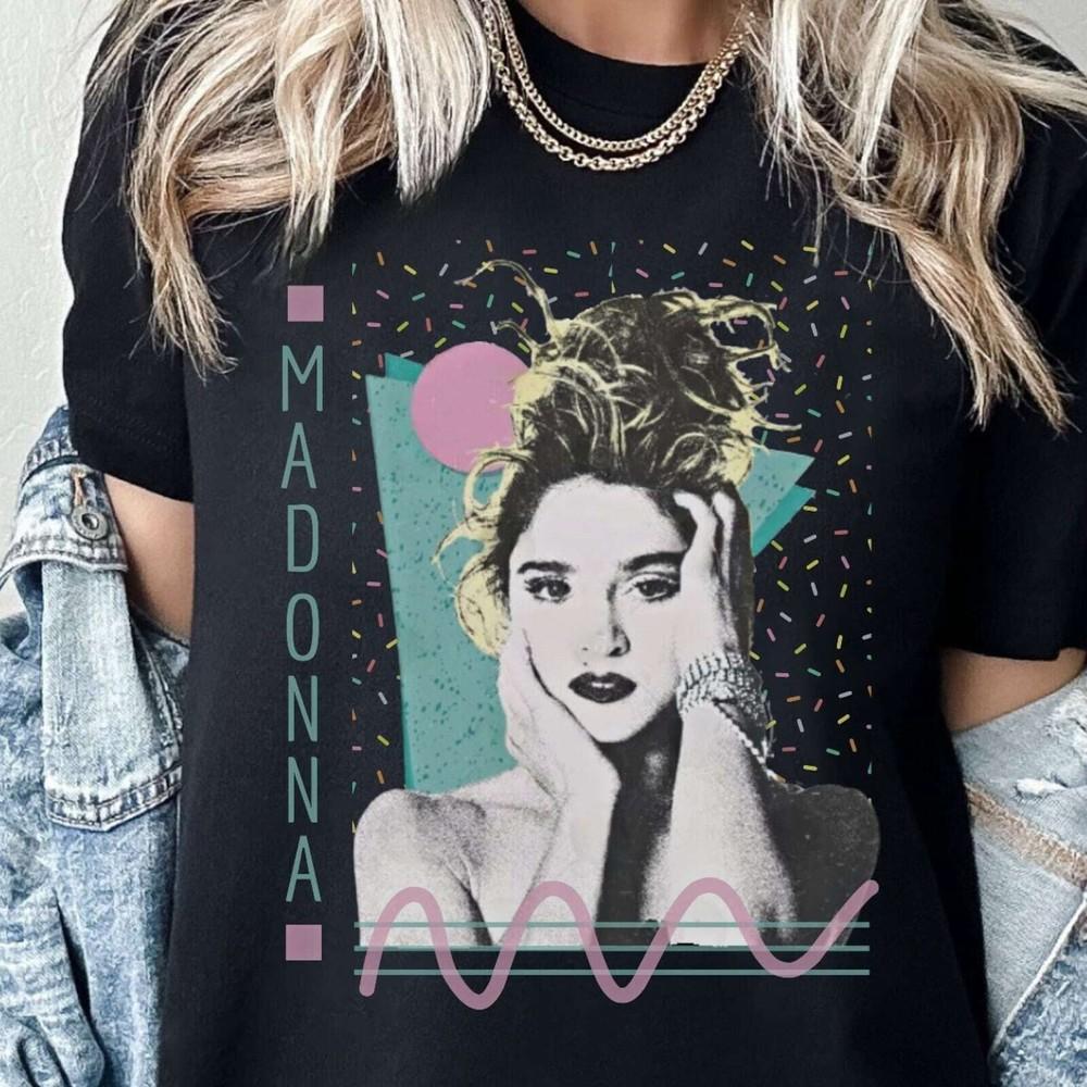 Футболка MADONNA Рубашка Футболка Футболка группы Винтажная Эстетика Футболка 1980-х Ретро Унисекс Футболка