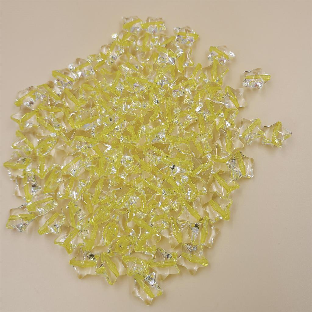 Бусины для рукоделия, фурнитура для бисероплетения, браслет, ожерелье, 13 мм, свободные бусины, акриловые, ручная работа, изготовление украшений, звезда, 120 шт.