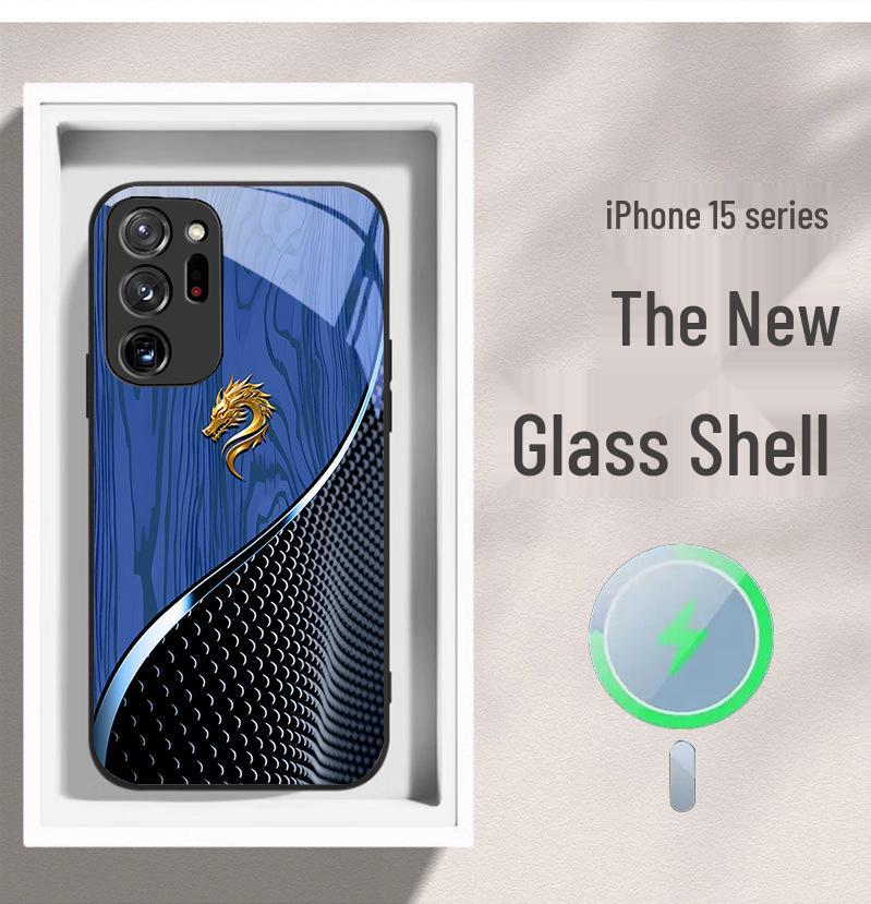 Чехол для Samsung S11 S21 S23 S20 FE - Национальный тренд, Дракон, Текстура дерева, Магнитное крепление, Быстро продаваемый