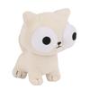 Cute Staring Cat Plush Toy Soft Stuffed Animal Big-eye White Cat Plushie For Kids Birthday Xmas Gift Home Decor Cuddle Companion