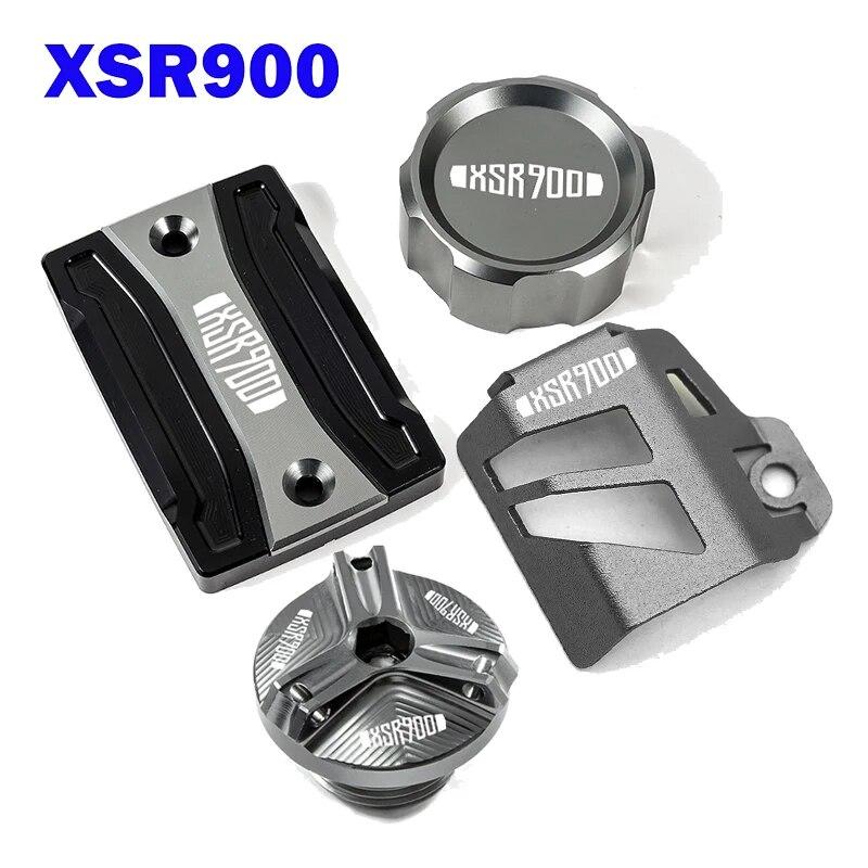 Для Yamaha XSR700 XSR900 XSR 700 2014-2023 XSR 900 2014- Мотоцикл Передняя Задняя Тормозная Жидкость Крышка Маслозаливная Крышка