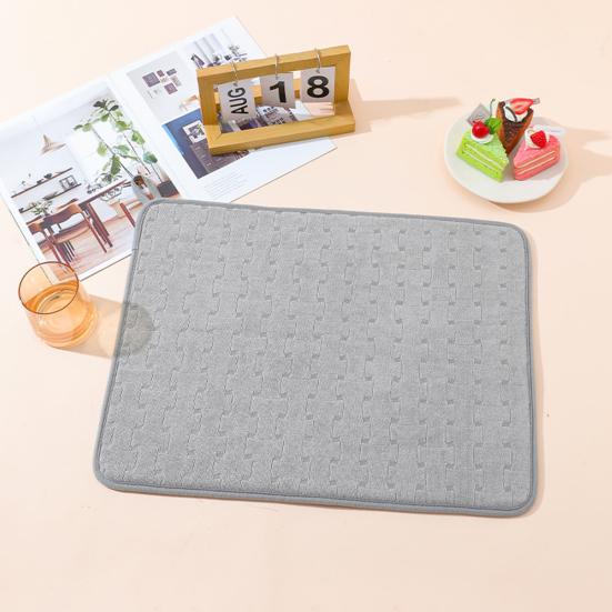 Коврик для сушки посуды из микрофибры, впитывающий коврик, большой размер, коврик для кухонной стойки, коврик для сушки посуды, защитный коврик для посуды, защитный коврик для столешницы