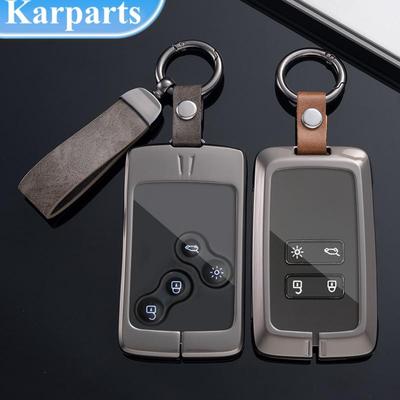 Чехол для автомобильного ключа из цинкового сплава для Renault Kadjar Megane Koleos QM5 QM6 2016 2018 Clio Scenic Duster Kaptur Captur Logan Laguna Zoe Danilo Nema Fluence