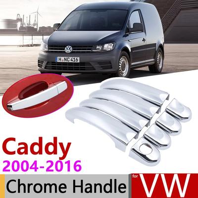 Для Volkswagen VW Caddy 2K 2004 ~ 2016 хромированная крышка дверной ручки автомобильные аксессуары набор накладок 2005 2007 2009 2011 2013 2015