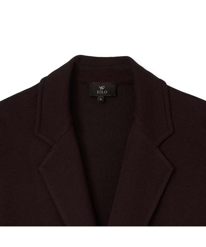 Iolo Double Jersey Jacket_Brown