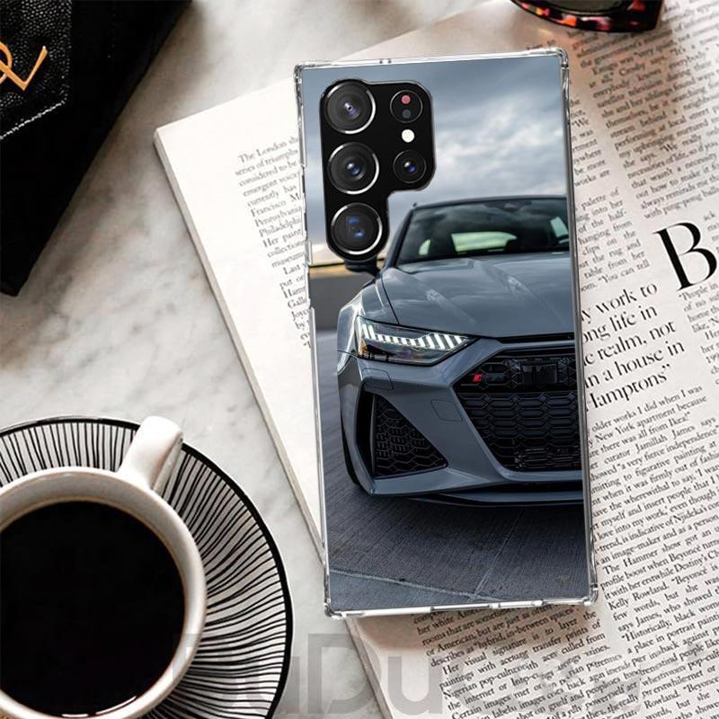 Суперкар Для A-Audis R-S Sport Чехол Для Samsung Galaxy S23 S22 S24 S25 Ultra Чехол Для Телефона S21 Plus S20 FE S10 + S25Ultra Печать F