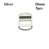 5pcs 3 Colors Slider Adjust Buckles Metal Bag Garment Metal Ladder Lock  DIY Backpack Straps