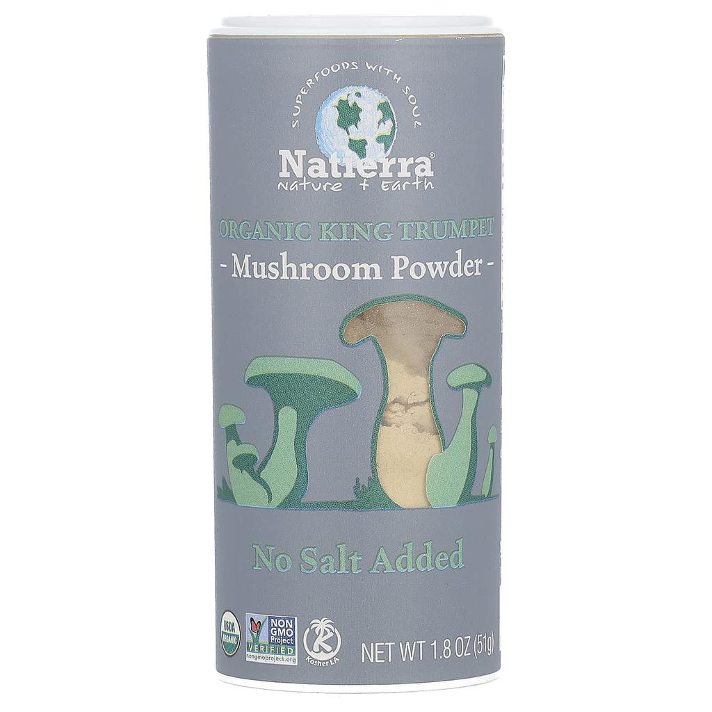 Organic Trumpet Mushroom Powder Shaker, 51G(1.8Oz)