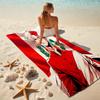 1pc White Uniform Cartoon Quick Dry Microfiber Bath Towel for Swimming Surfing Camping Unisex Holiday. SJT720160