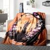 Gothic Fashion Fusion Blanket Soft Throw Blanket For Home Bedroom Bed Sofa Travel Office Solid Christmas Blanket