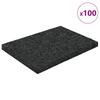 Rubber Granulate Patio Mat Black 6 x 9 x 0.6 cm Rubber