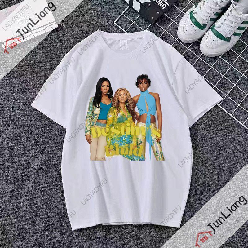 Destinys Child TShirt graphics clothes summer tops shirts for men Fashionable casual relaxed streetwear for both men and women